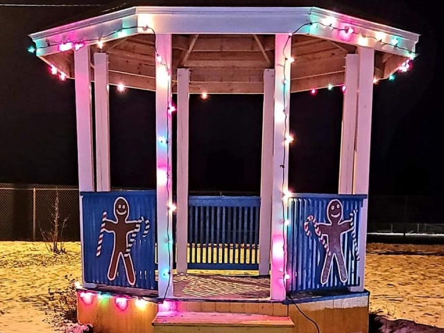 Christmas 2021 A colorful gazebo